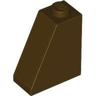 Lego Used - Slope 65 2 x 1 x 2~ [Dark Brown]