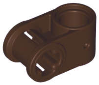 Lego (N) ~ Technic Axle and Pin Connector Perpendicular ~ [Dark Brown]