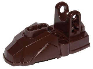 Lego (N) ~ Hero Factory Foot with Ball Socket ~ [Dark Brown]