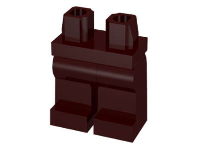 Lego (U) ~ Hips and Legs Plain ~ [Dark Brown]