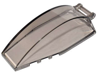 Lego (N) ~ Windscreen 8 x 4 x 2 Curved with Bar Handle ~ [Trans-Brown]