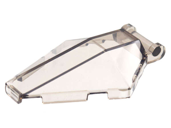 Lego (N) ~ Windscreen 6 x 4 x 1 Hexagonal with Bar Handle ~ [Trans-Brown]