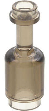 Lego NEW - Minifigure Utensil Bottle~ [Trans-Brown (Old Trans-Black)]