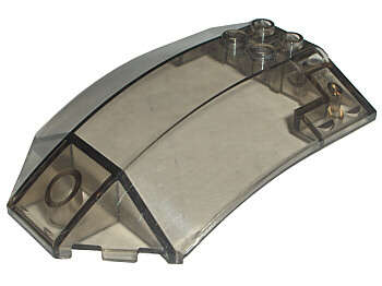 Lego (U) ~ Windscreen 8 x 6 x 2 Curved Sloped Sides ~ [Trans-Brown]