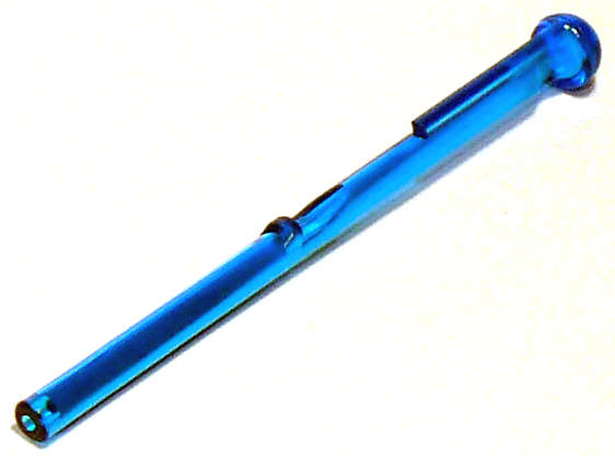 Lego (U) ~ Projectile Arrow Bar 8L with Round End (Spring Shooter Dart) ~ [Trans-Dark Blue]