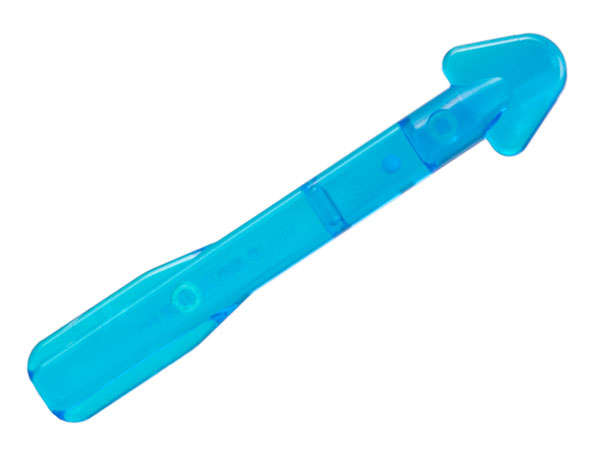 Lego (N) ~ Minifigure Weapon Arrow ~ [Trans-Dark Blue]