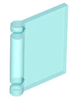 Lego (N) ~ Minifigure Utensil Book Cover ~ [Trans-Light Blue]