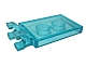 Lego (U) ~ Tile Modified 2 x 3 with 2 U Clips ~ [Trans-Light Blue]