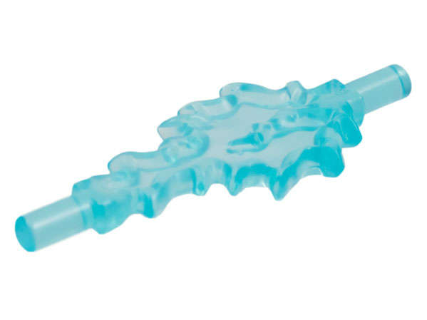 Lego (N) ~ Power Burst Bolt Large with Bar Ends ~ [Trans-Light Blue]
