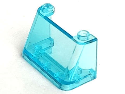 Lego (N) ~ Windscreen 2 x 4 x 2 ~ [Trans-Light Blue]