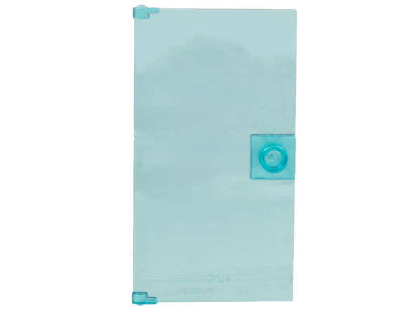 Lego (N) ~ Door 1 x 4 x 6 with Stud Handle ~ [Trans-Light Blue]