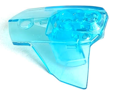 Lego Used - Hero Factory Armor with Ball Joint Socket - Size 4~ [Trans-Light Blue]