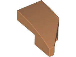 Lego (N) ~ Wedge 2 x 1 x 2/3 Left ~ [Medium Nougat]