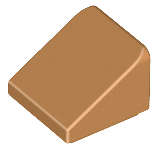 Lego (N) ~ Slope 30 1 x 1 x 2/3 ~ [Medium Nougat]