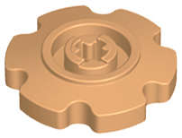 Lego (N) ~ Technic Tread Sprocket Wheel Small ~ [Medium Nougat]