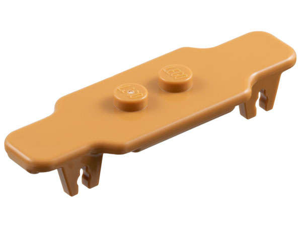 Lego (N) ~ Minifigure Utensil Skateboard Longboard Deck ~ [Medium Nougat]