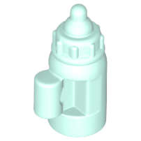 Lego (N) ~ Minifigure Utensil Baby Bottle with Handle ~ [Light Aqua]