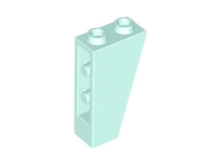 Lego (U) ~ Slope Inverted 75 2 x 1 x 3 ~ [Light Aqua]