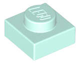 Lego (N) ~ Plate 1 x 1 ~ [Light Aqua]
