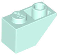 Lego (N) ~ Slope Inverted 45 2 x 1 ~ [Light Aqua]