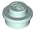 Lego (N) ~ Plate Round 1 x 1 ~ [Light Aqua]