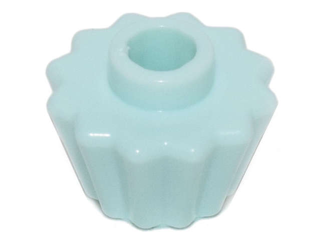 Lego (N) ~ Minifigure Utensil Cupcake Liner - Flat Top ~ [Light Aqua]