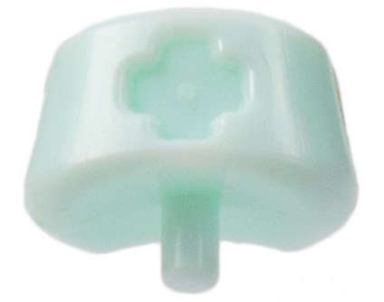Lego (N) ~ Friends Accessories Medical Nurse Hat with Small Pin ~ [Light Aqua]