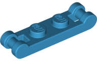 Lego (N) ~ Plate Modified 1 x 2 with Bar Handles on Ends ~ [Dark Azure]