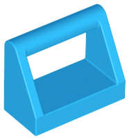 Lego (N) ~ Tile Modified 1 x 2 with Bar Handle ~ [Dark Azure]