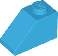 Lego (N) ~ Slope 45 2 x 1 ~ [Dark Azure]