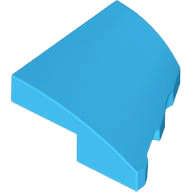 Lego (N) ~ Wedge 2 x 2 x 2/3 Left ~ [Dark Azure]