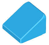 Lego (U) ~ Slope 30 1 x 1 x 2/3 ~ [Dark Azure]