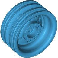 Lego (N) ~ Wheel 30mm D. x 14mm ~ [Dark Azure]