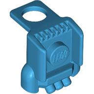 Lego (N) ~ Minifigure Jet Pack with Short Nozzles and Stud ~ [Dark Azure]