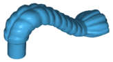Lego (N) ~ Minifigure Helmet Braid / Tassel ~ [Dark Azure]