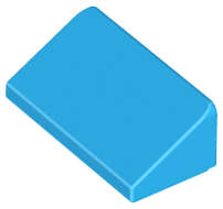 Lego (N) ~ Slope 30 1 x 2 x 2/3 ~ [Dark Azure]