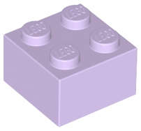 Lego NEW - Brick 2 x 2~ [Lavender]
