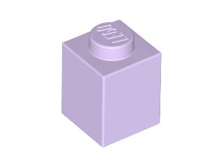 Lego (N) ~ Brick 1 x 1 ~ [Lavender]