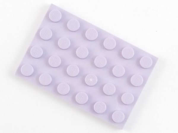 Lego (N) ~ Plate 4 x 6 ~ [Lavender]