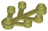 Lego (U) ~ Plant Leaves 4 x 3 ~ [Olive Green]