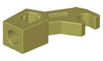 Lego (N) ~ Arm Mechanical Exo-Force / Bionicle Thick Support ~ [Olive Green]