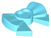 Lego (U) ~ Friends Accessories Hair Decoration Bow with Heart Long Ribbon and Smal ~ [Medium Azure]