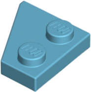 Lego (N) ~ Wedge Plate 2 x 2 Right ~ [Medium Azure]