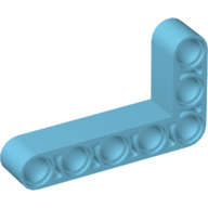 Lego (N) ~ Technic Liftarm Modified Bent Thick L-Shape 3 x 5 ~ [Medium Azure]
