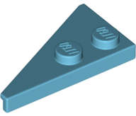 Lego (N) ~ Wedge Plate 4 x 2 Right Pointed ~ [Medium Azure]