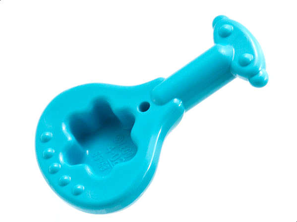 Lego (N) ~ Minifigure Utensil Trolls Mandolin / Lute ~ [Medium Azure]