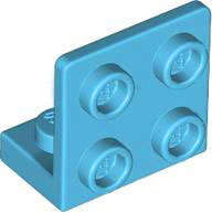 Lego (N) ~ Bracket 1 x 2 - 2 x 2 Inverted ~ [Medium Azure]