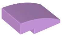 Lego (N) ~ Slope Curved 3 x 2 ~ [Medium Lavender]