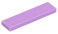 Lego (U) ~ Tile 1 x 4 ~ [Medium Lavender]