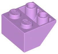 Lego (N) ~ Slope Inverted 45 2 x 2 with Flat Bottom Pin ~ [Medium Lavender]